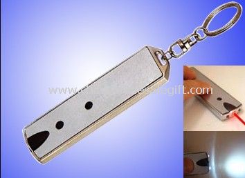 Keychain LED light with Laser