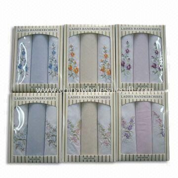 Ladies Embroidery Handkerchiefs