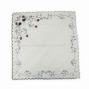 100% Cotton Handkerchief with Embroidery images