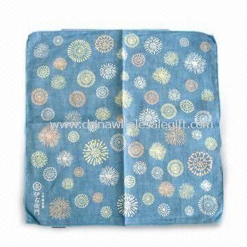 Printed Cotton Handkerchief with Double Layers