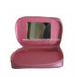 pu leather cosmetic bag with Mirror small picture