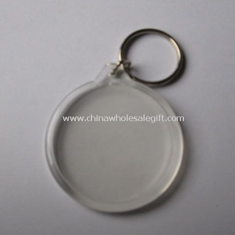 Acrylic photo frame with key ring