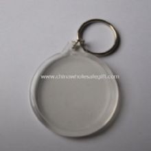 Acrylic photo frame with key ring images