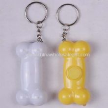 Led keychain light in bone shape images