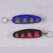 Coin hold with keychain images