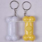 Led keychain light in bone shape images