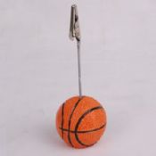 Memo holder in basketball shape images