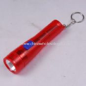 Plastic torch with key ring images
