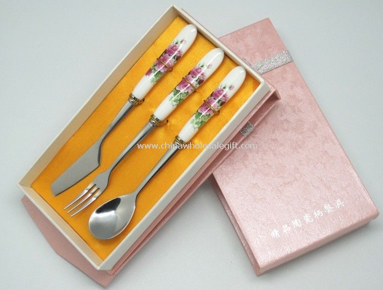 Ceramic Handle Cutlery set