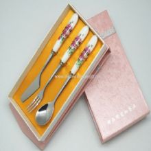 Ceramic Handle Cutlery set images