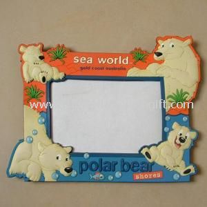 poly bear photo frame