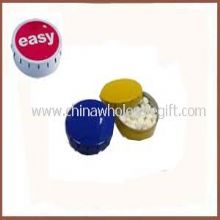 Round Tin Box With Click Clack lid images