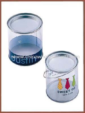 PET tube with tin lid and tin base