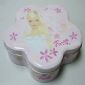 Flower shape tin box small picture
