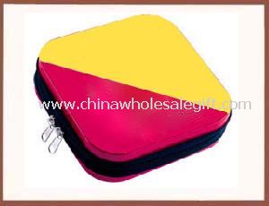 Square shape CD case tin with zipper