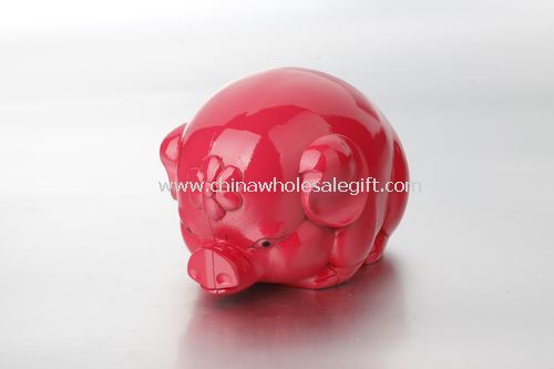 Plastic piggy bank