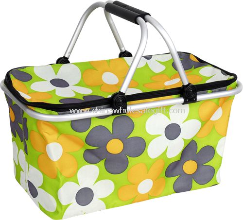 Oxford Cloth with PVC Coated Shopping Basket