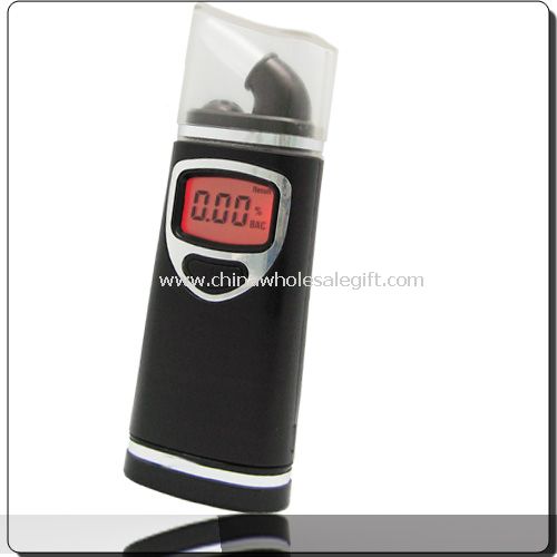 Alcohol tester with mouthpieces