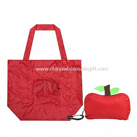 Bolsa plegable de poliéster en diseño de fruta