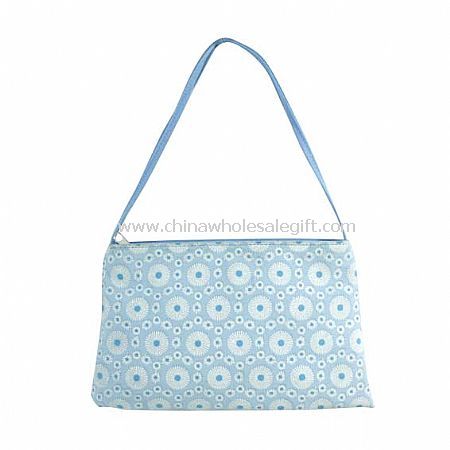 Sparkling Circular Pattern Polyester Frame Bag