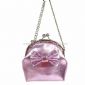 Metallic PVC Chained Frame Bag with Crocodile PVC Bow small picture