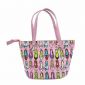 Shoe Printing Cotton Canvas Kids Bag small picture