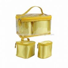 Polyester Satin Cosmetic Bag Set images