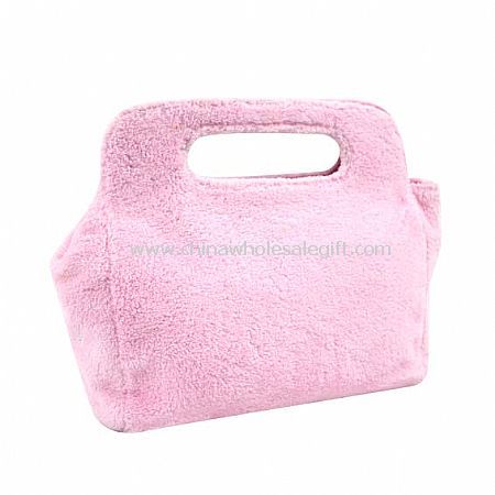 Махровий рушник туалетно-косметичними засобами сумка