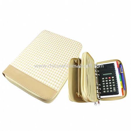 Organiser with Pen, Refill Pages, Caculator