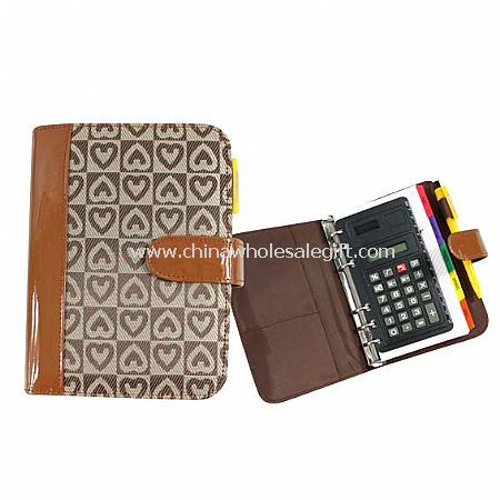 Organiser with Pen, Refill Pages, Caculator