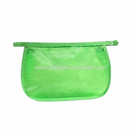 Clear Strips PVC Cosmetic Bag for Packaging