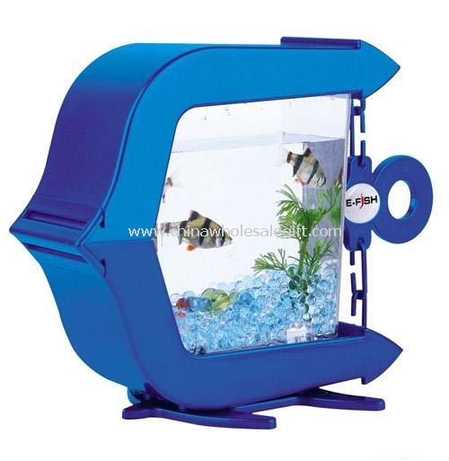 Mini usb akvariet tank for tropical fisken