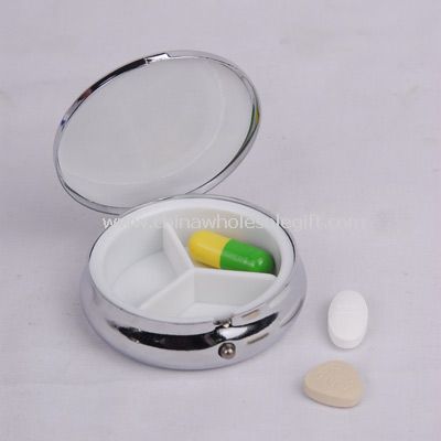 3 cell Metal Pill Case