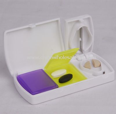 Pill Case with Cutter