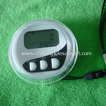 3D Pedometer in round shape