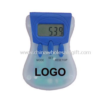 Podómetro con reloj y calorías
