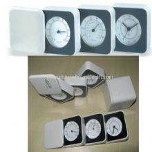 FOLDING THERMOHYGROMETER WITH ALARM CLOCK images