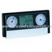 LCD ALARM CLOCK WITH CALENDAR THERMOMETER images