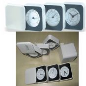 LIPAT THERMOHYGROMETER DENGAN JAM ALARM images