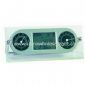 LCD ALARM CLOCK WITH CALENDAR and THERMOMETER small picture