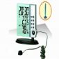 LCD ALARM CLOCK with INDOOR AND OUTDOOR THERMOMETER small picture