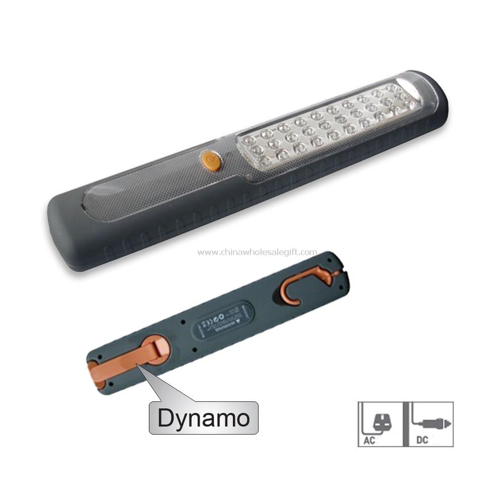 Dinamó LED lámpával