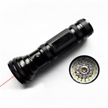 Multi-function flashlight with Laser