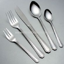 Stainless steel cutlery set with 18/0 material images