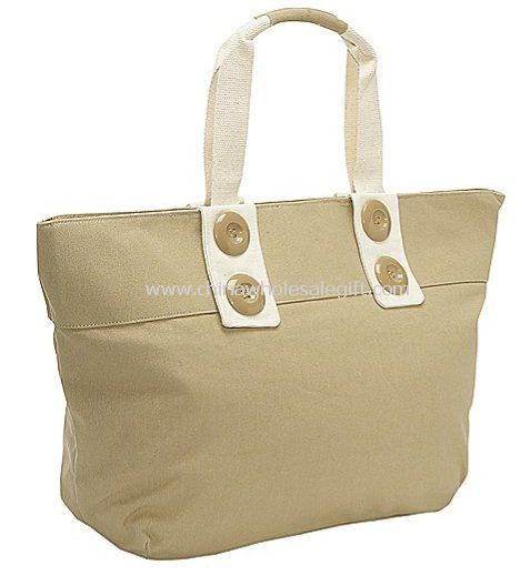 button shopping tote