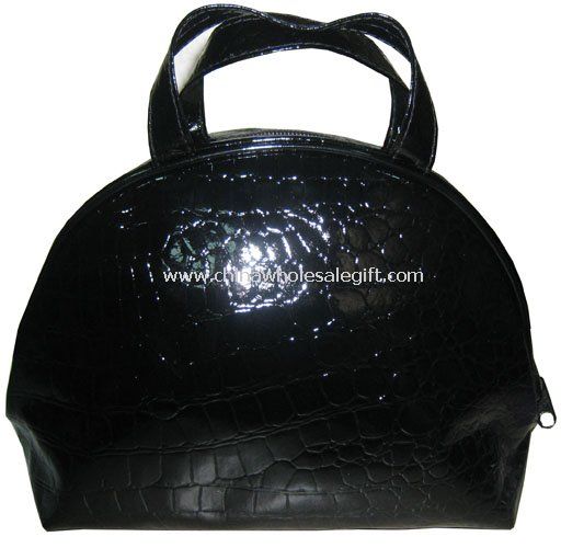 Lady black tote bag