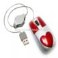 Retracable cable heart Mouse small picture