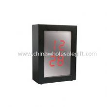 Hourly alarm LED mirror clock images