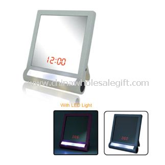 Reloj de espejo LED con luz LED