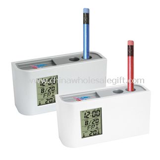 Multifunctional LCD Calendar with pen holder